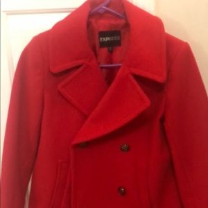 Double breasted pea coat